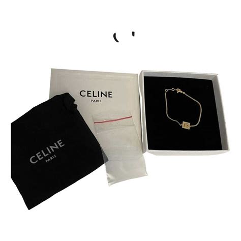 celine bracelet leather|Celine bracelet alphabet.